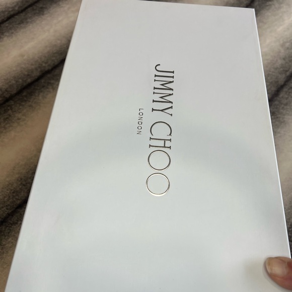 Jimmy Choo Aidan Leather Embossed Jimmy Choo Star Logo Sneakers - Picture 12 of 12